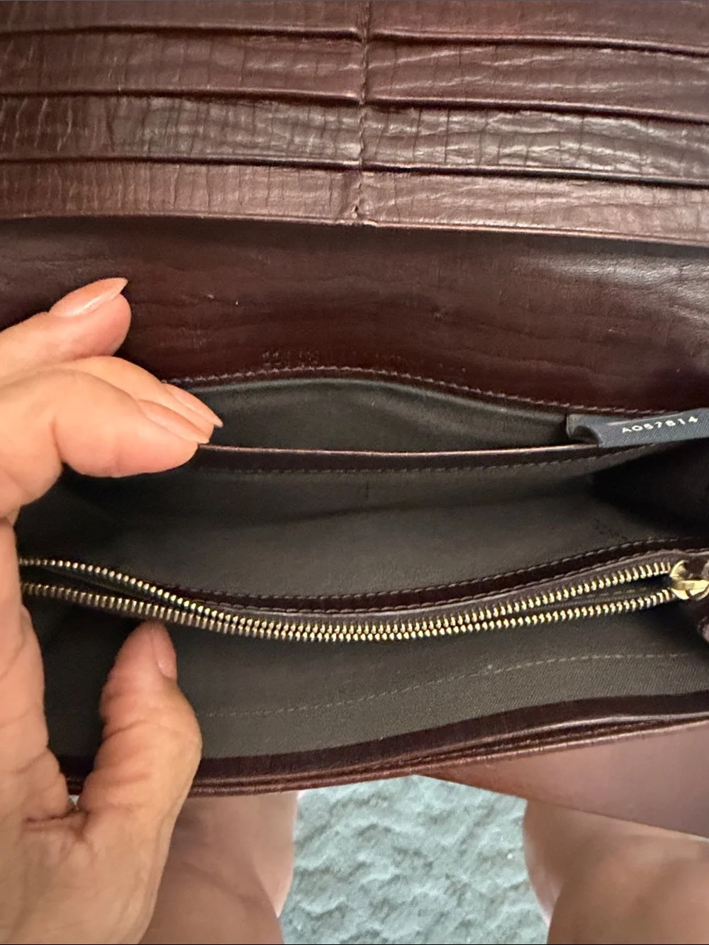 Fendi Brown and Tan Zucca Canvas Long Wallet
